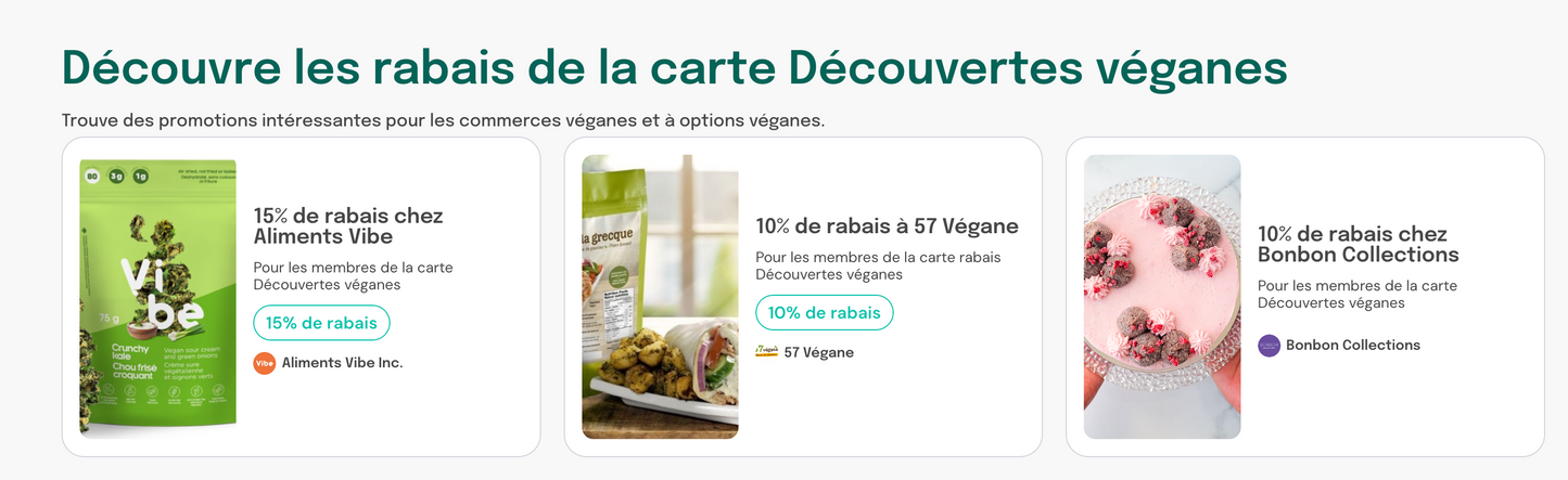 (6 mois) Sections à la carte de la 1ère page du site web